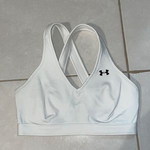 Under Armour White Sports Bra